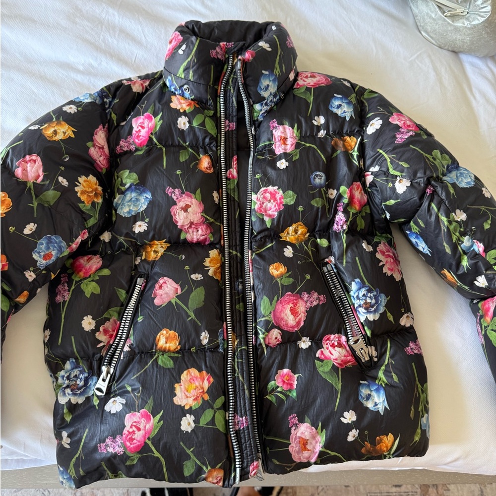 Mackage Floral Multicolor Puffer Jacket